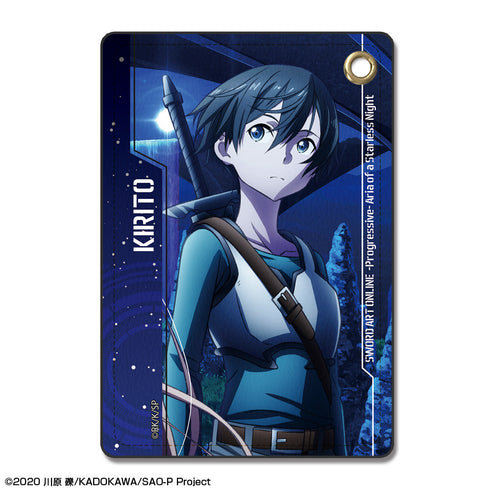 『ソードアート・オンライン -プログレッシブ- 星なき夜のアリア』レザーパスケース デザイン01(キリト/A)【202508再販】
